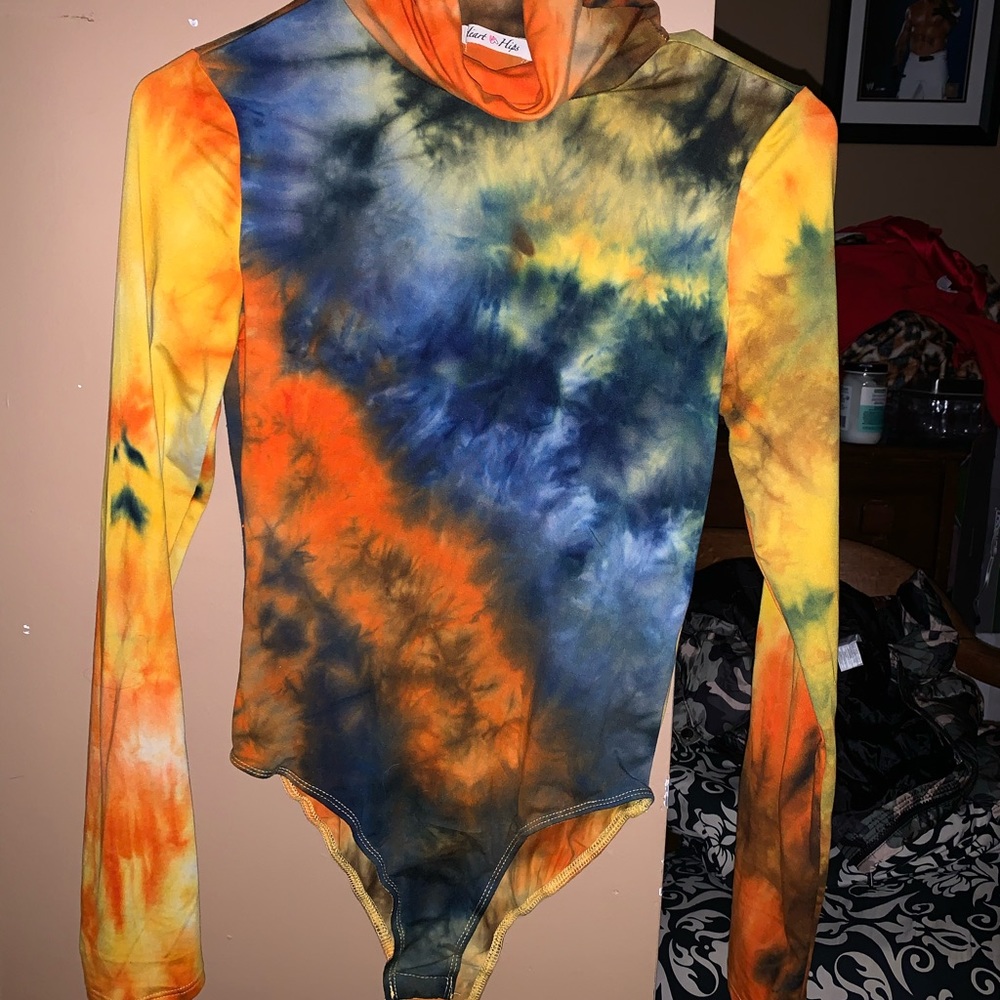 Tied dyed bodysuit